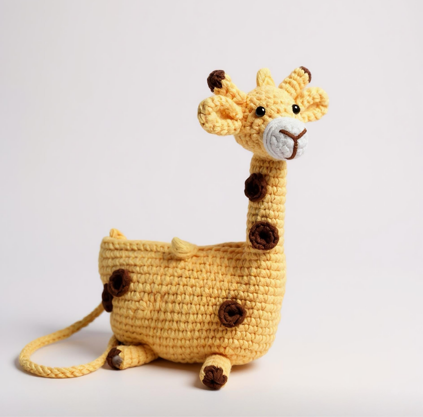 Crochet Giraffe Kid’s Crossbody Bag