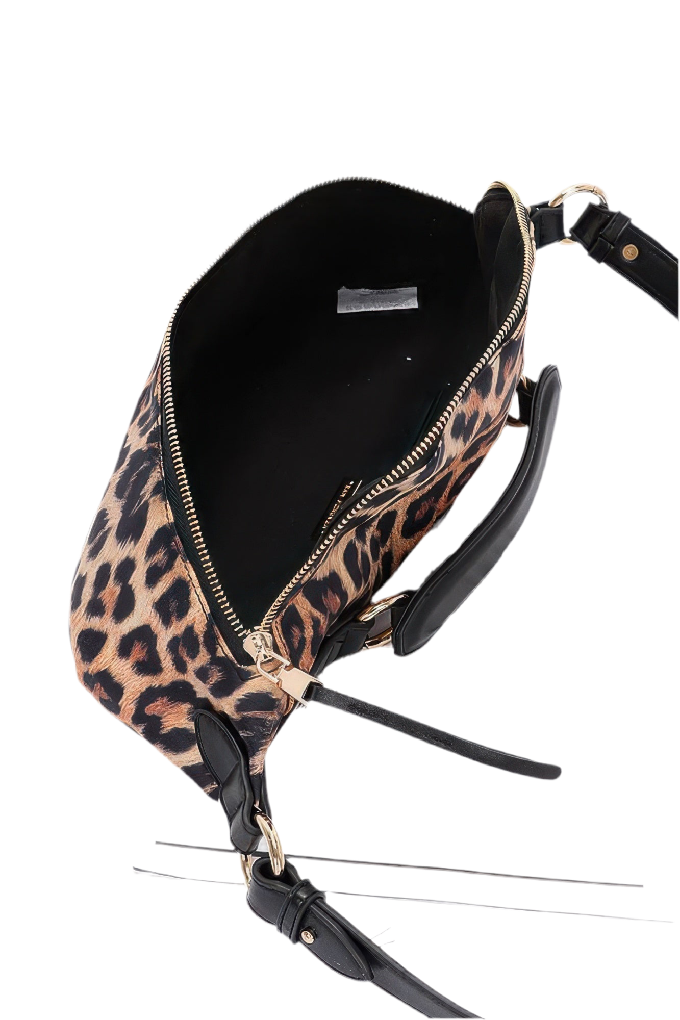 Faux Leather Leopard Crossbody Bag