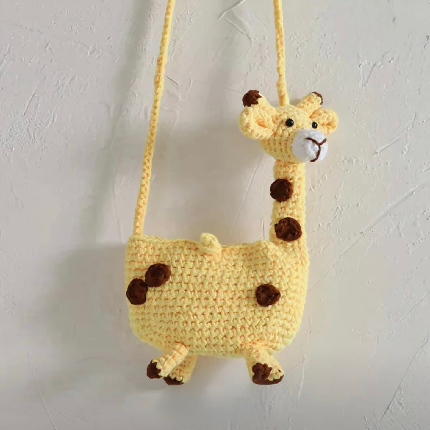Crochet Giraffe Kid’s Crossbody Bag