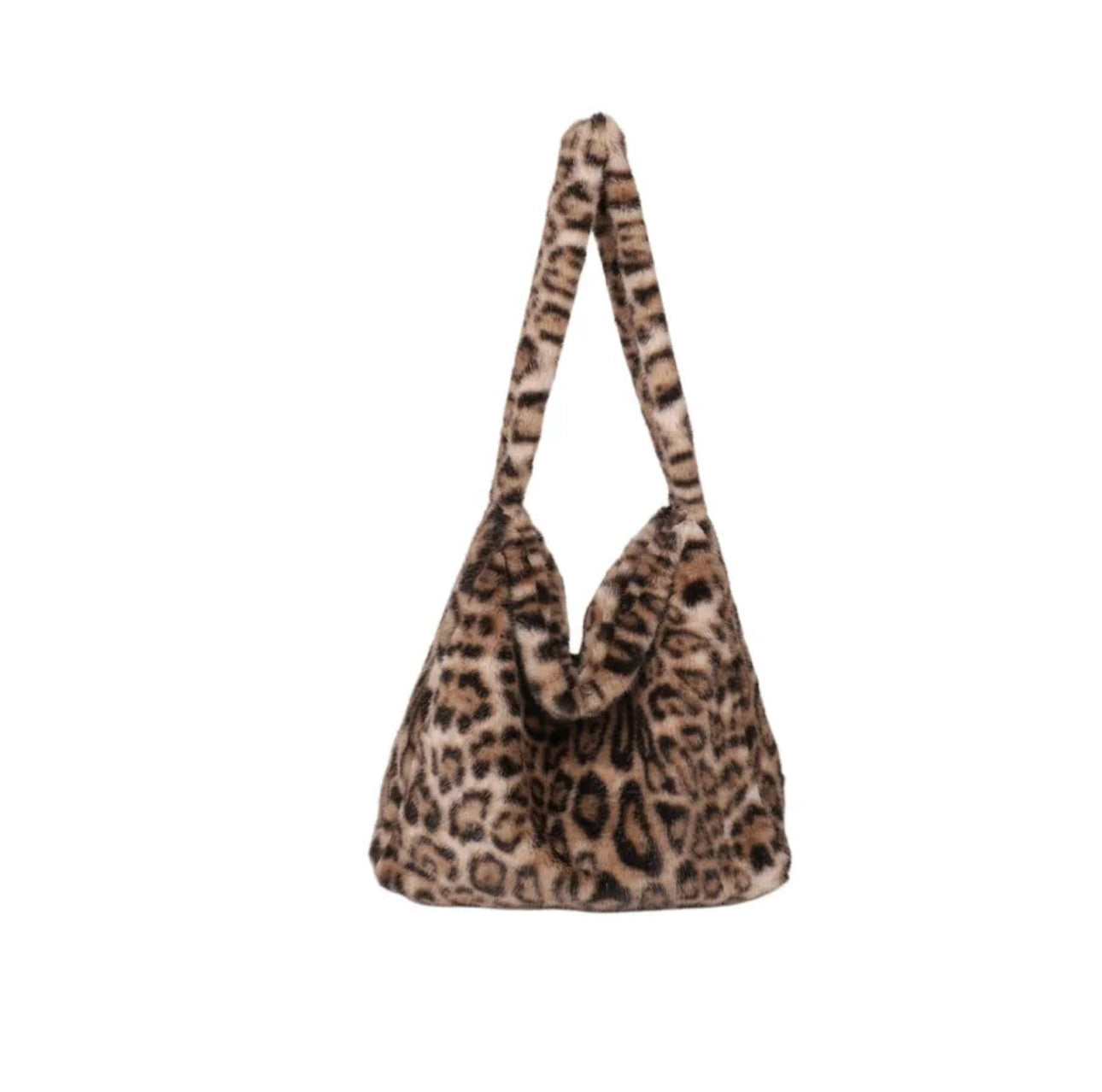 New New Furry Large Capacity Shoulder Handbag Tote Bag Plush Various Styles Street Fashion High Street Bucket Bag