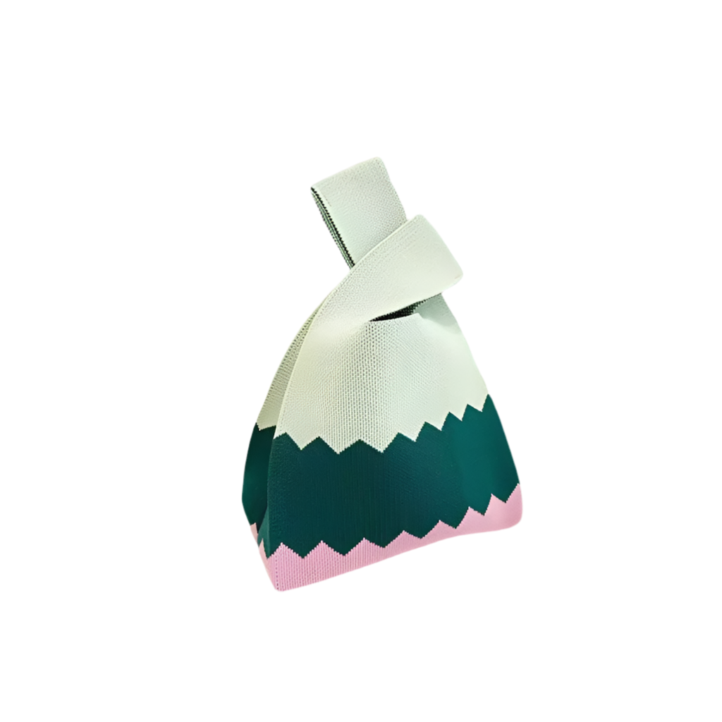 Women's Small Knitted Bucket Tote Bag