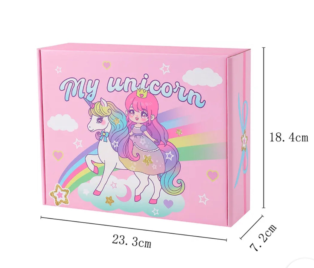 Unicorn Surprise Gift Box — 5‑Piece Assortment (Unicorn or Mermaid Theme) — Surprise Gift for Kids, Ages 4+