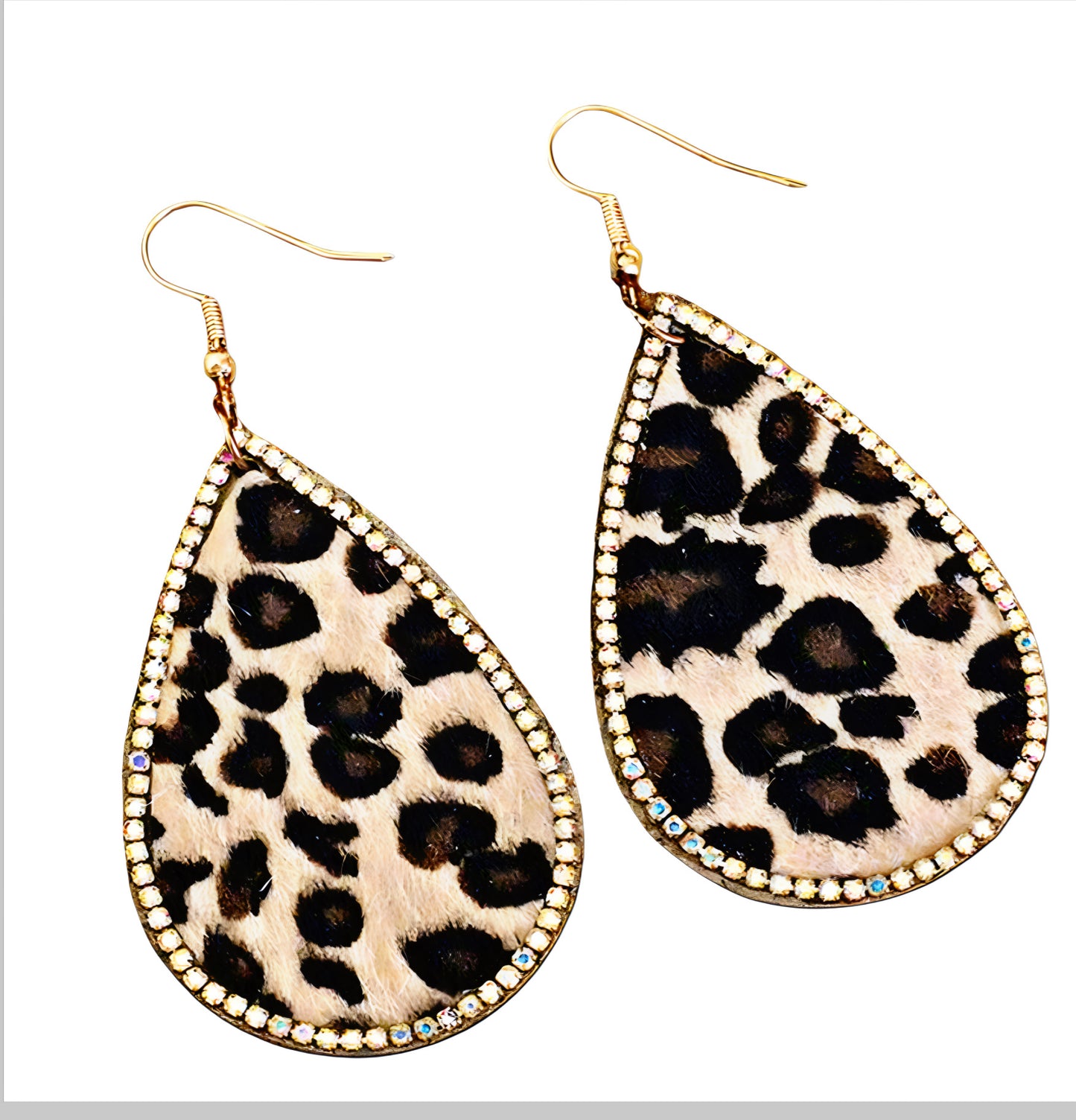 Stylish Leopard Teardrop Earrings