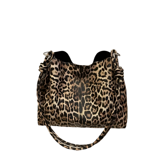 Women's Fashionable New Style Leopard Print Shoulder Tote Bag-Large Capacity Minimalist Style