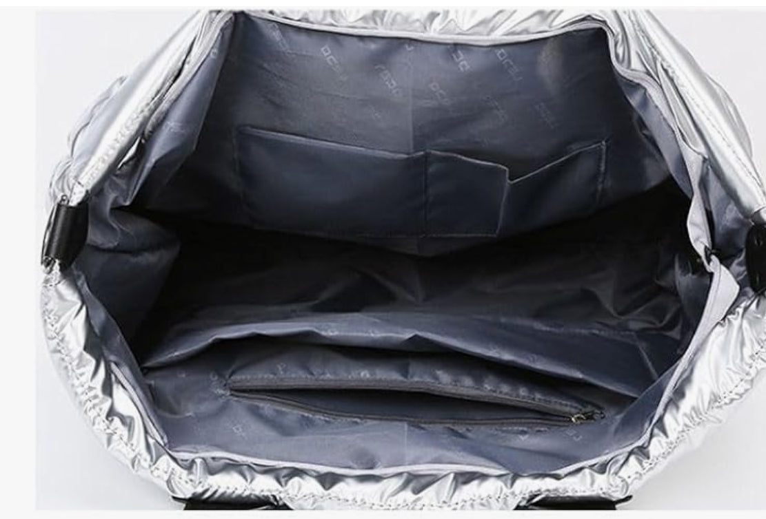 Quilted Nylon Oversize Travel Bag