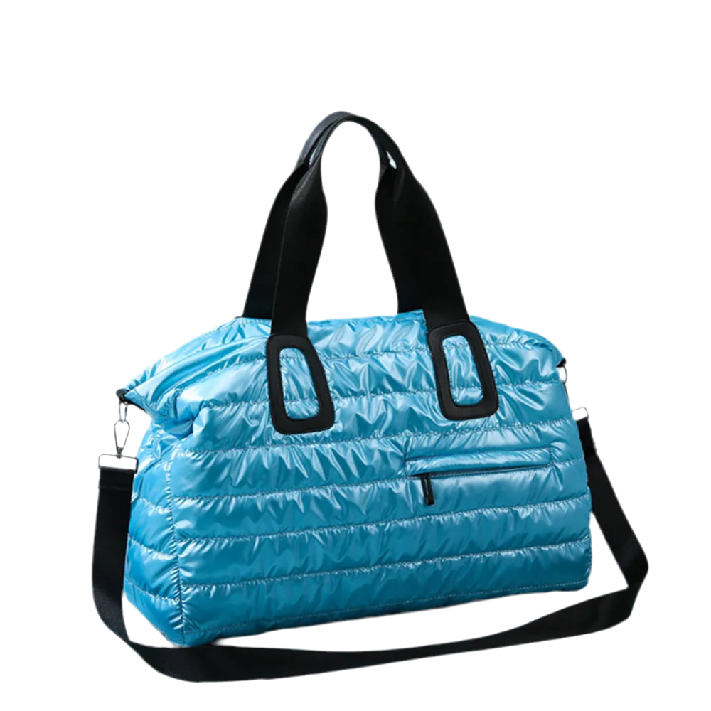 Quilted Nylon Oversize Travel Bag