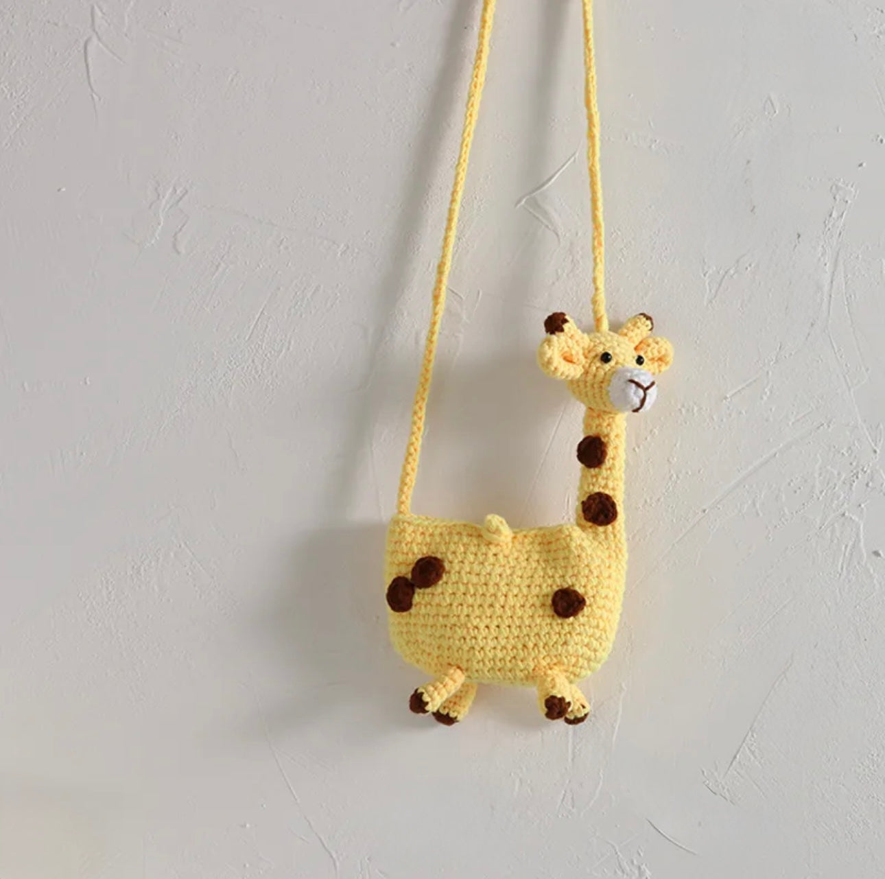 Crochet Giraffe Kid’s Crossbody Bag