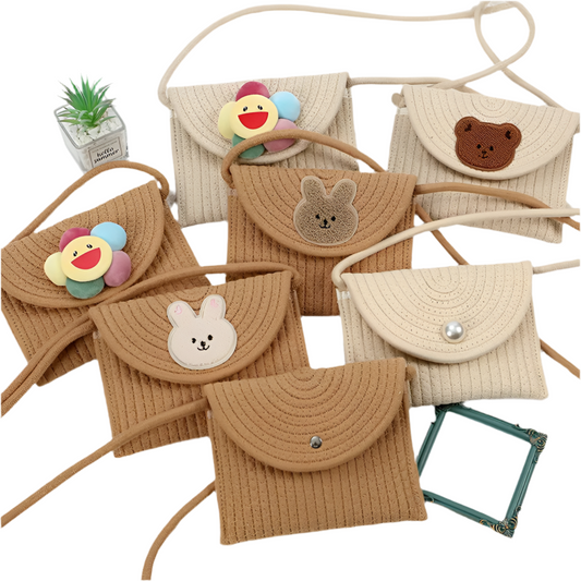 Women's Summer Handheld Envelope Bag Mobile Phone Bag Crossbody  New Stylish Small Bag Straw Bag Woven Straw Bag