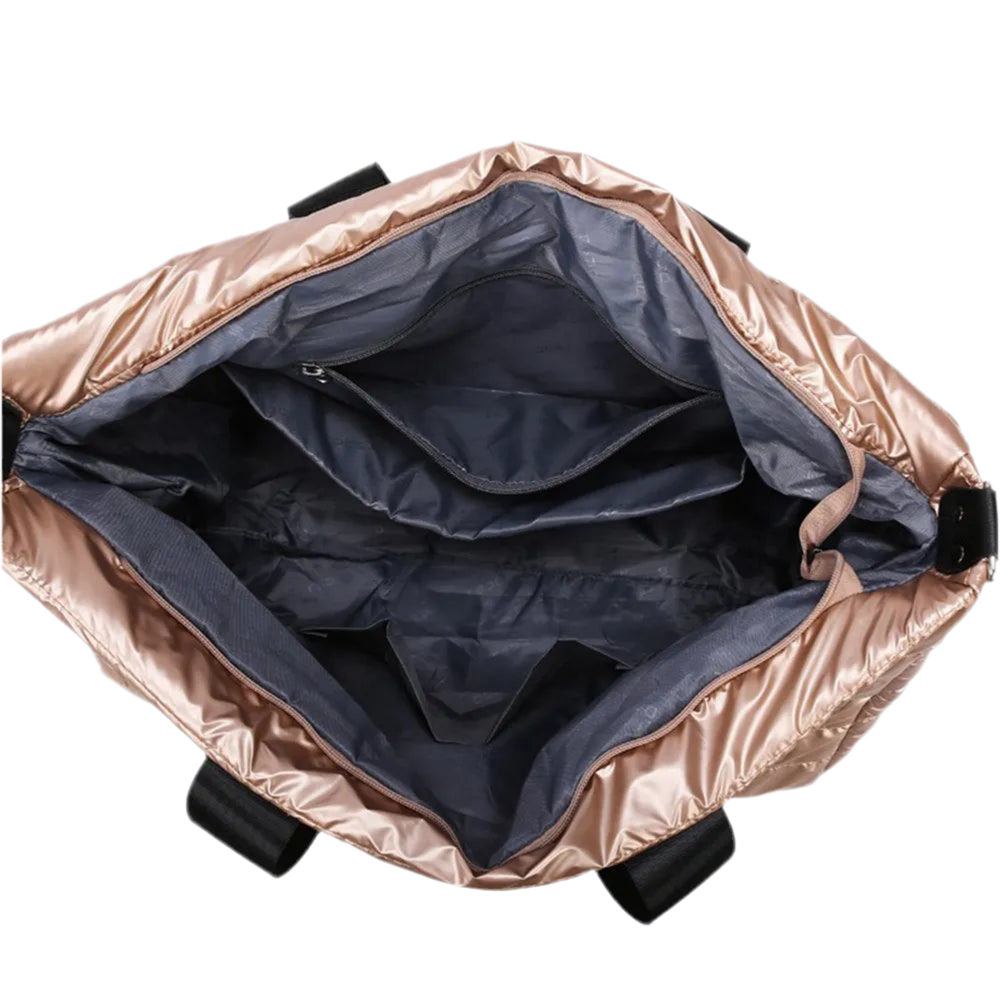 Quilted Nylon Oversize Travel Bag