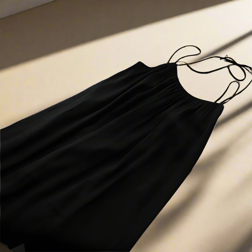 Beach Vacation Long Dress Women's Summer New Style Strap Backless Loose Wide Hemline Maxi Dress Nylon Cotton Blend Fabric