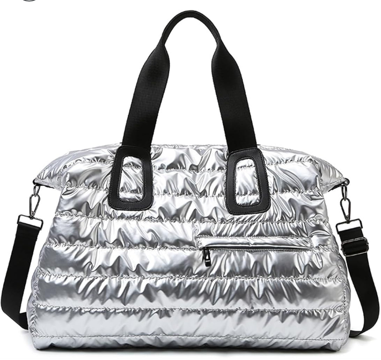 Quilted Nylon Oversize Travel Bag
