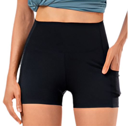 Sports Yoga Shorts With Pockets