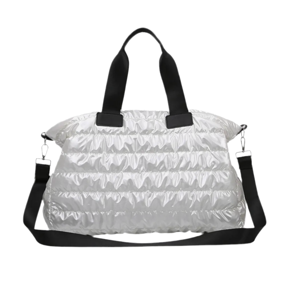 Quilted Nylon Oversize Travel Bag