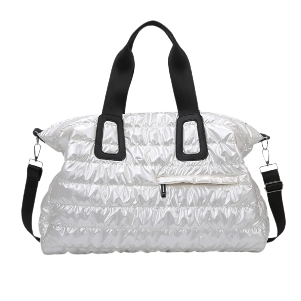 Quilted Nylon Oversize Travel Bag