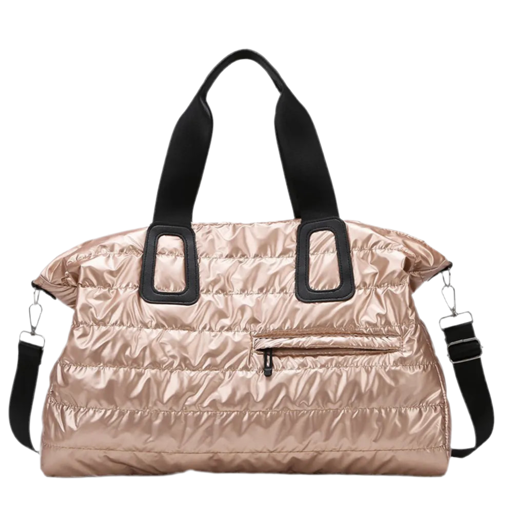 Quilted Nylon Oversize Travel Bag