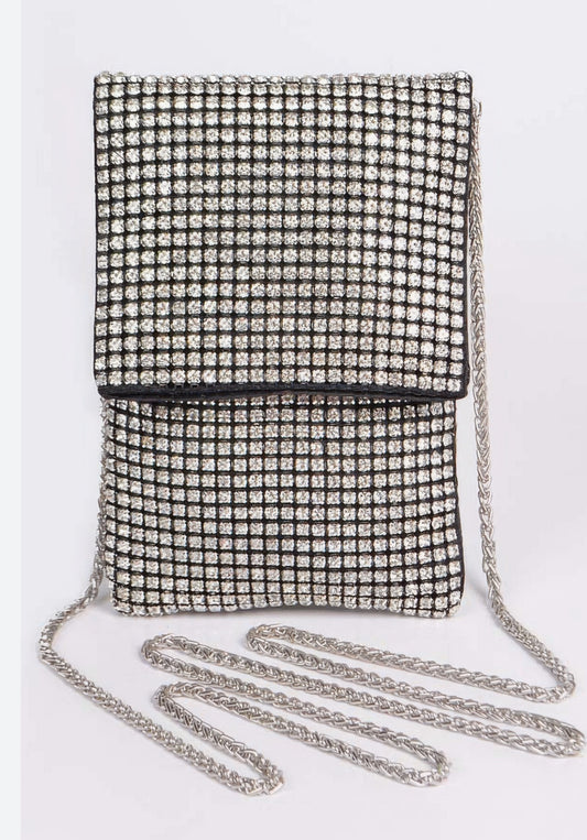 Forever Link Rhinestone Mini Crossbody Bag